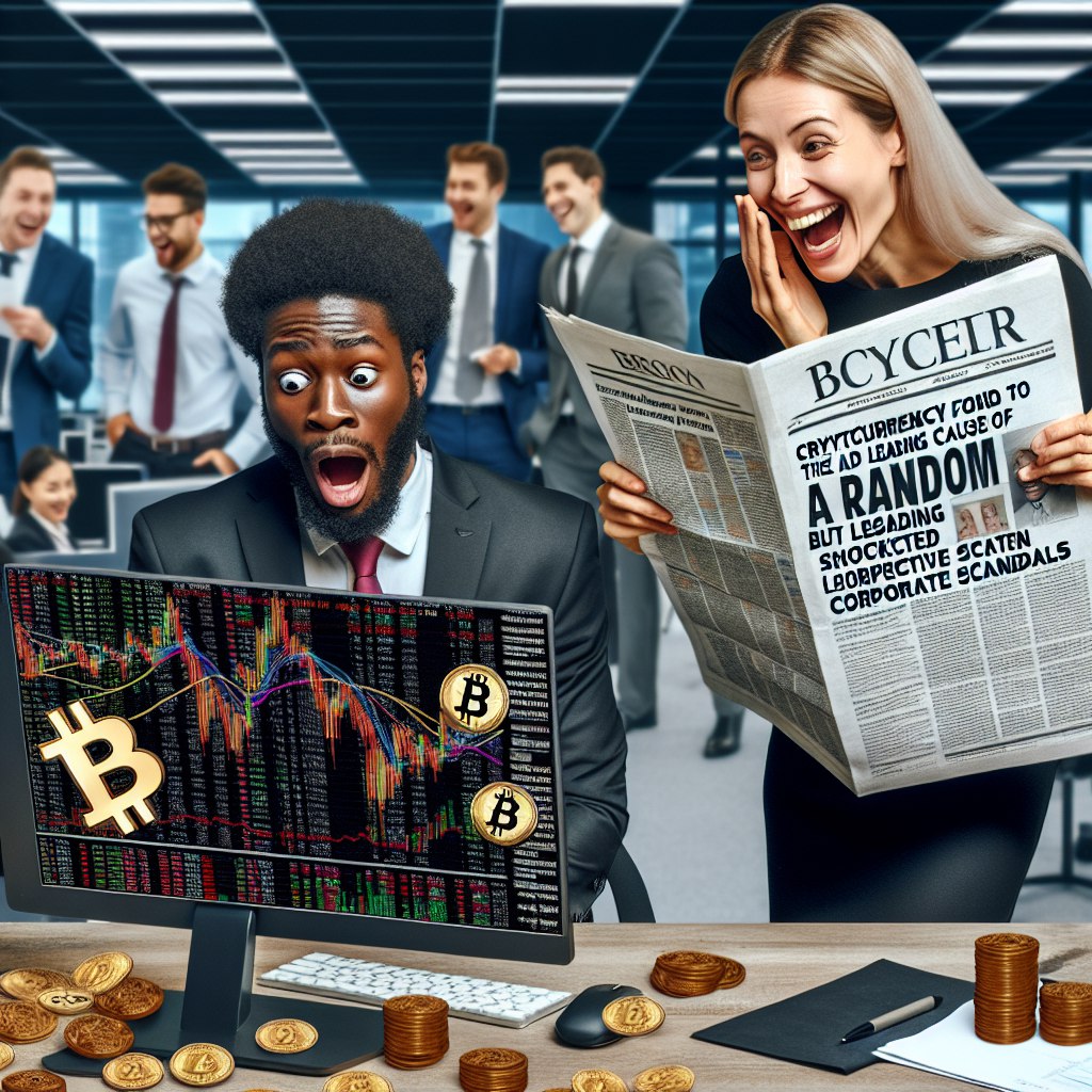 CRYPTOCURRENCY FOUND TO BE LEADING CAUSE OF RANDOM BUT LESS SHOCKING THAN EXPECTED CORPORATE SCANDALS