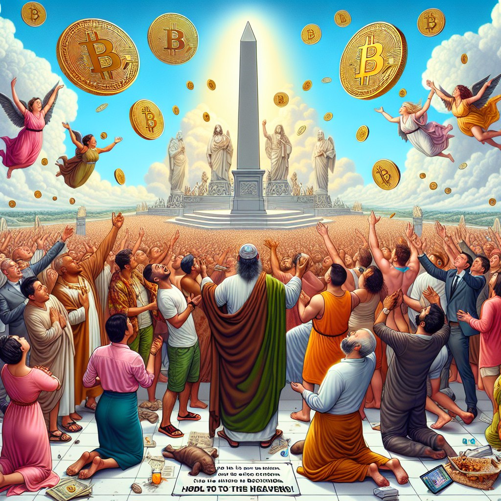 BITCOIN COMMUNITY DECLARES IT AN OFFICIAL RELIGION, WORSHIPPERS VOW TO 'HODL' TO THE HEAVENS