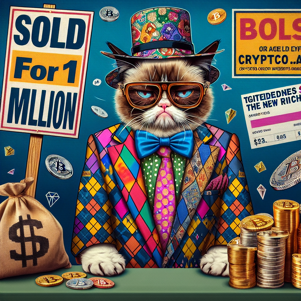 CRYPTOGRUMPY CAT NFT SELLS FOR $1 MILLION AS INVESTORS DECLARE 