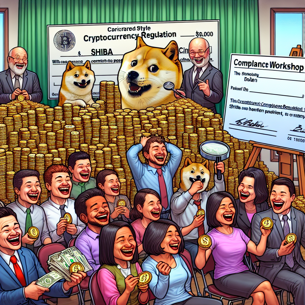 CRYPTO REGULATORS TO BE PAID EXCLUSIVELY IN SHIBA INU COINS; EXPERTS PREDICT UNPRECEDENTED ATTENDANCE AT COMPLIANCE WORKSHOPS