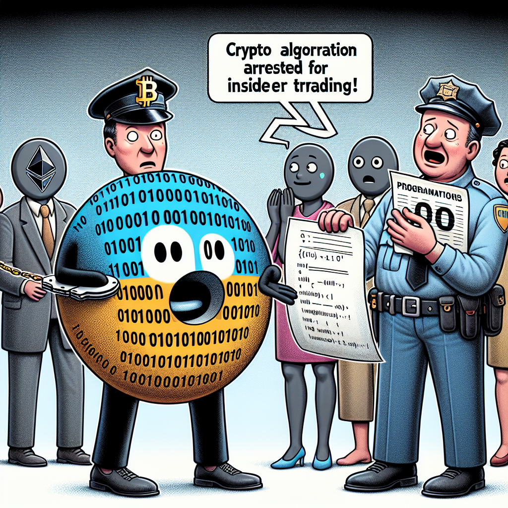 CRYPTO ALGORITHM ARRESTED FOR INSIDER TRADING, CLAIMS IT WAS JUST FOLLOWING PROGRAMMING