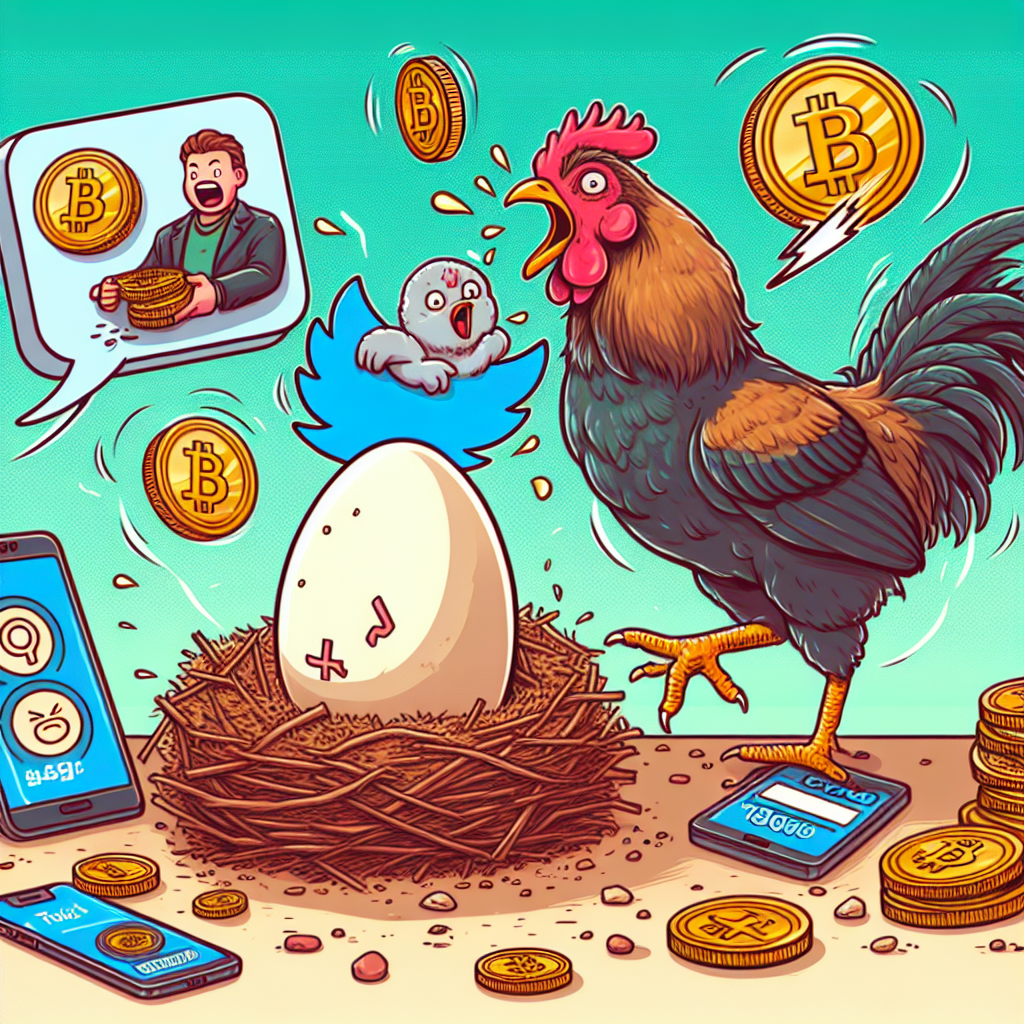 ELON MUSK TWEETS ABOUT ADOPTING NEW PET CHICKEN, CRYPTOCURRENCY MARKET IN TUSSLE TO LAUNCH 'EGGCOIN'