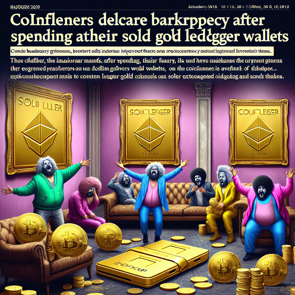 COINFLUENCERS DECLARE BANKRUPTCY AFTER SPENDING THEIR INVESTORS' FUNDS ON SOLID GOLD LEDGER WALLETS