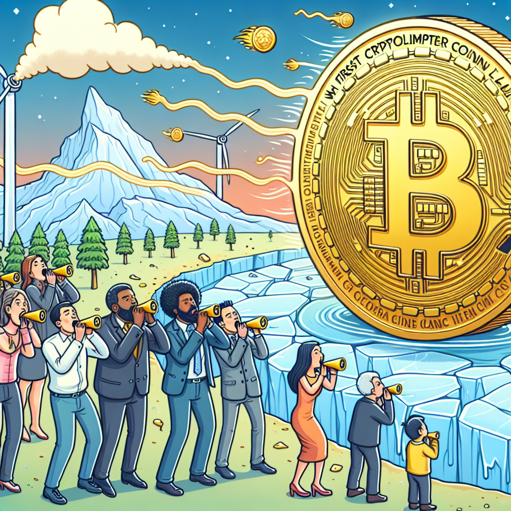 WORLD'S FIRST CRYPTOCLIMATE COIN LAUNCHES; VOWS TO MELT GLACIERS WITH HOT AIR FROM INVESTORS